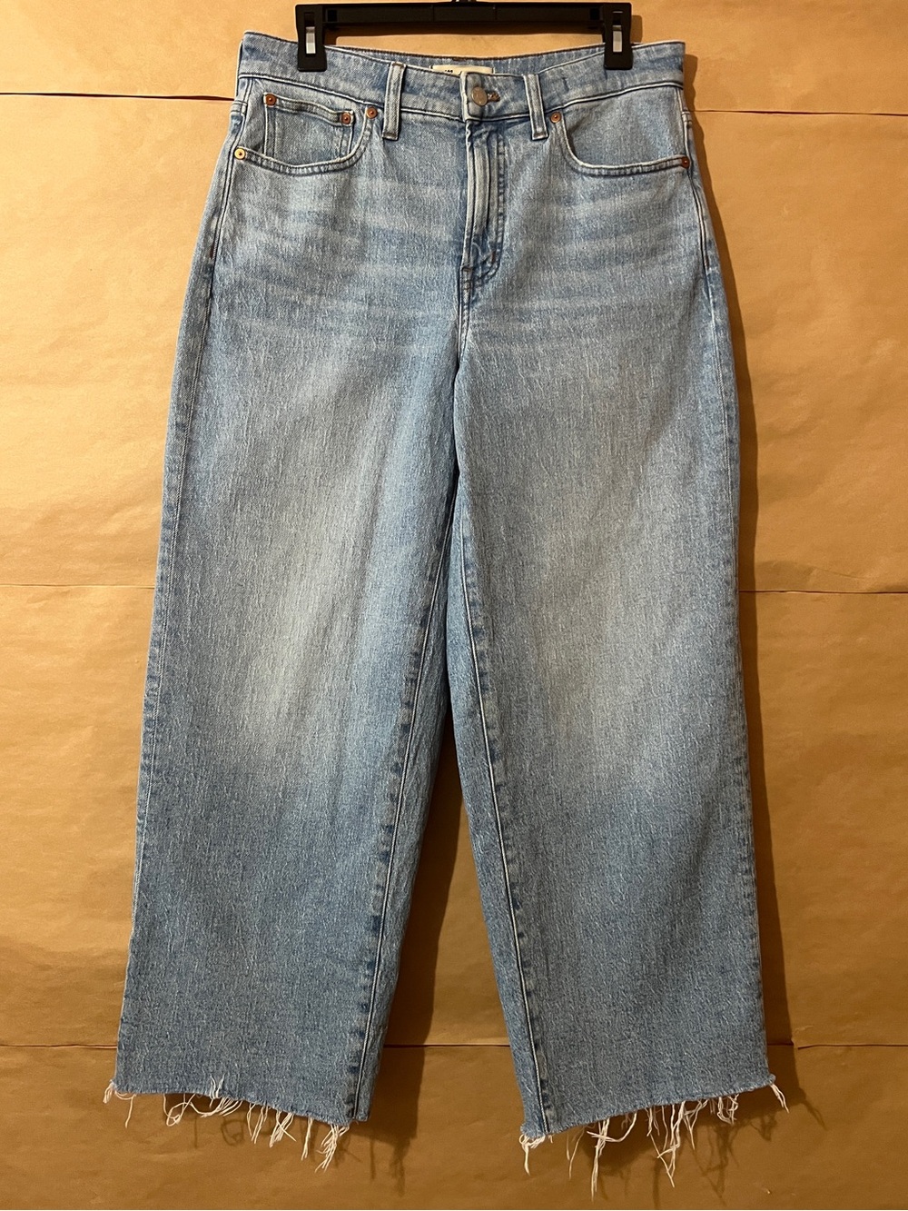 Madewell | The Curvy Perfect Vintage Wide Leg Crop Jeans High Rise Denim Size 29